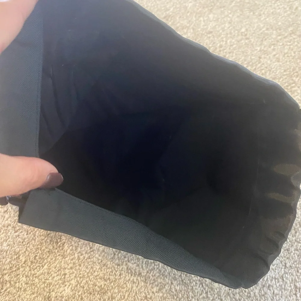 Black Drawstring Bag - Picture 3 of 3